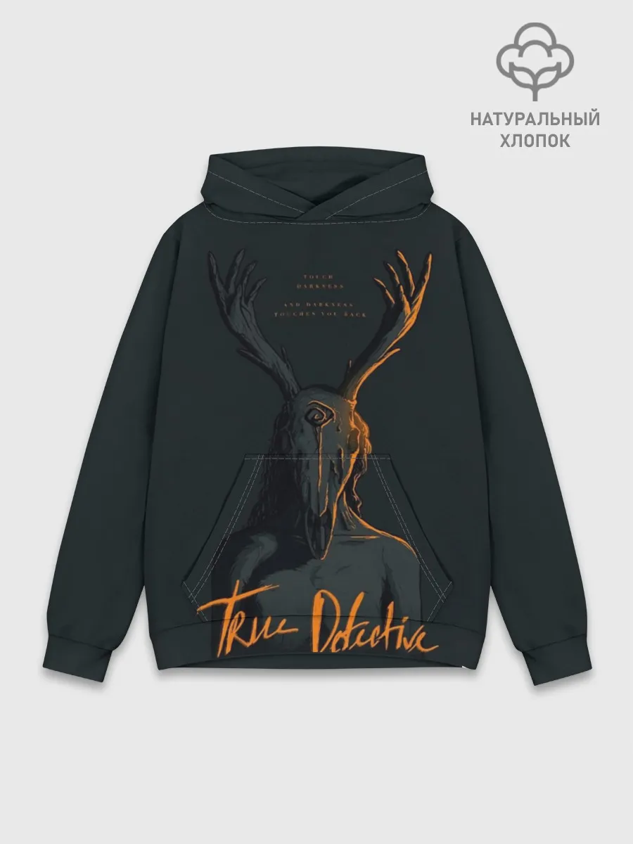 Худи мужской база хлопок / True Detective