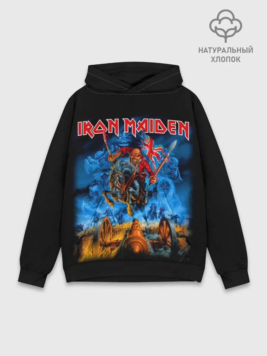 Худи мужской база хлопок / Iron Maiden