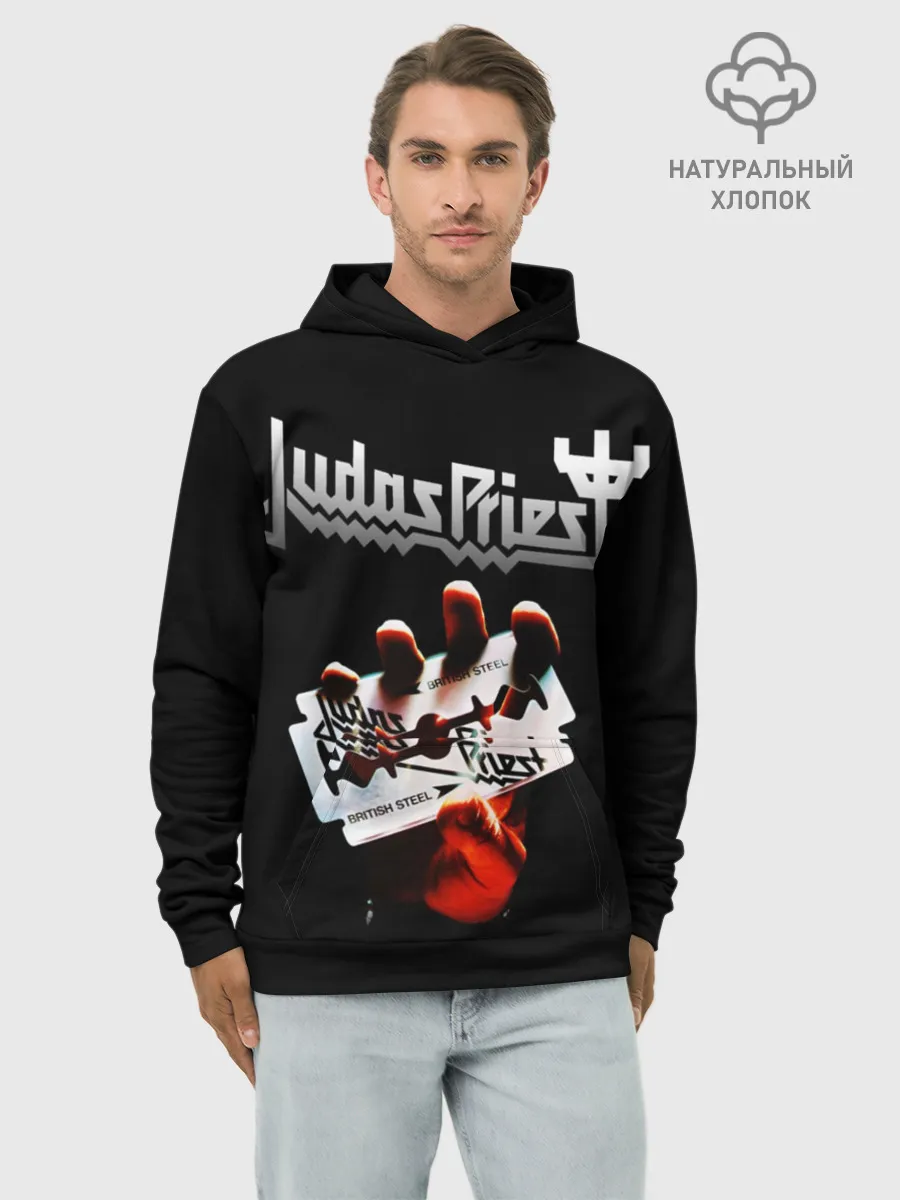 Худи мужской база хлопок / Judas Priest