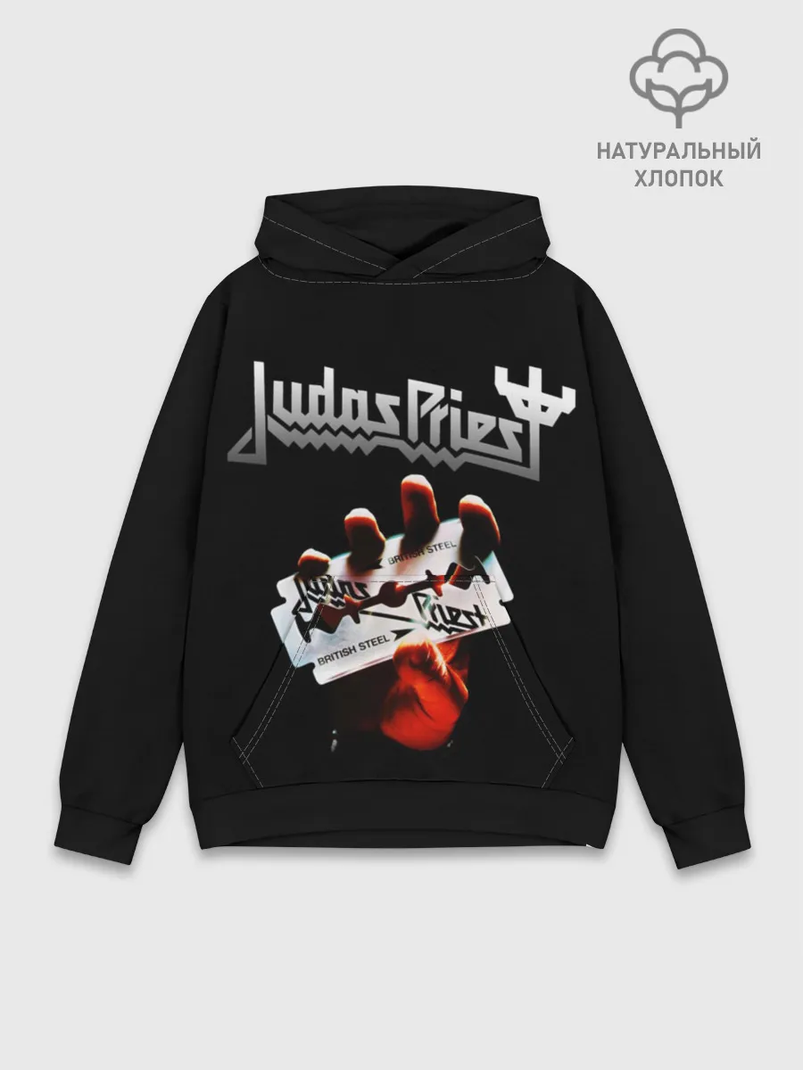 Худи мужской база хлопок / Judas Priest