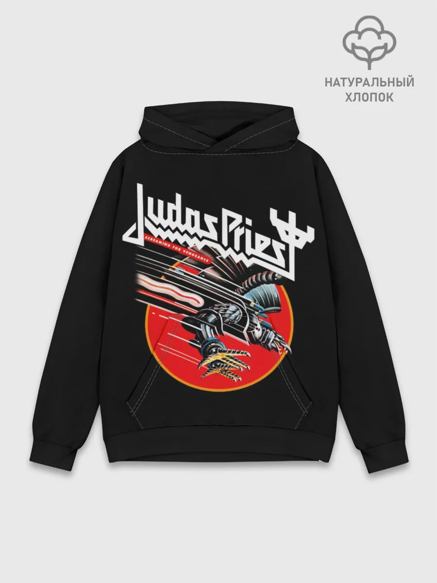Худи мужской база хлопок / Judas Priest