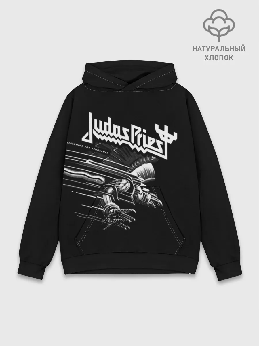 Худи мужской база хлопок / Judas Priest