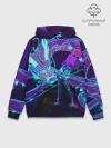 Худи мужской база хлопок / League Of Legends Neon Dragon