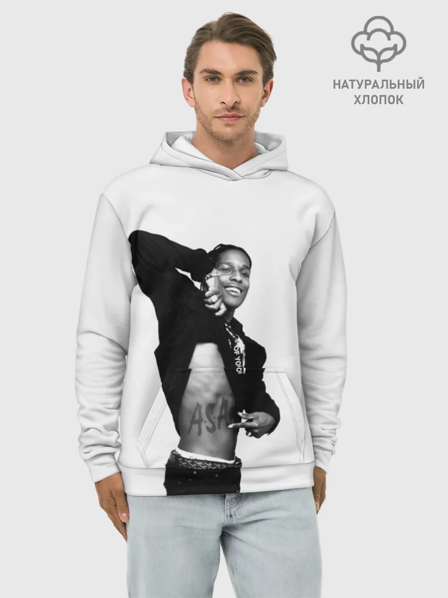 Худи мужской база хлопок / A$AP ROCKY