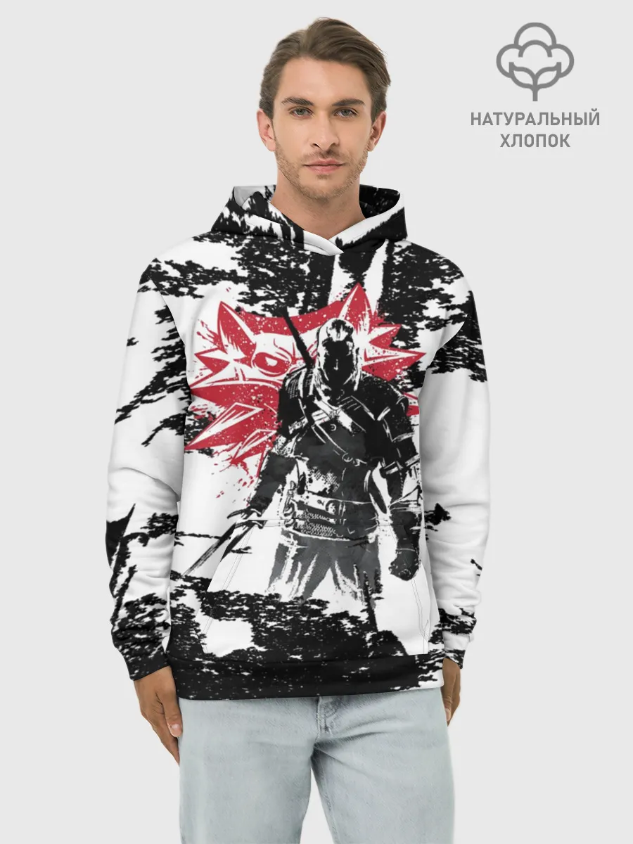 Худи мужской база хлопок / Ведьмак