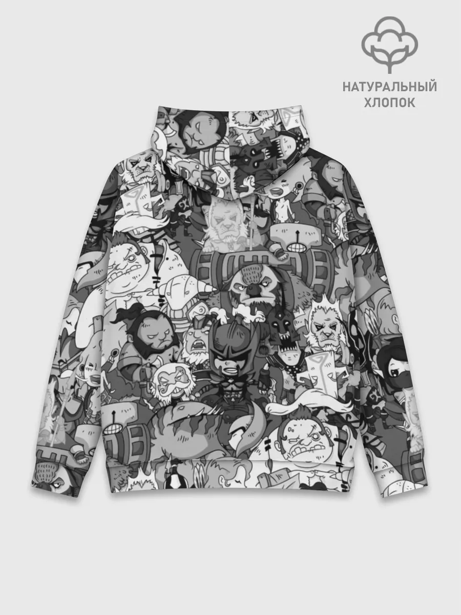 Худи мужской база хлопок / Дота 2