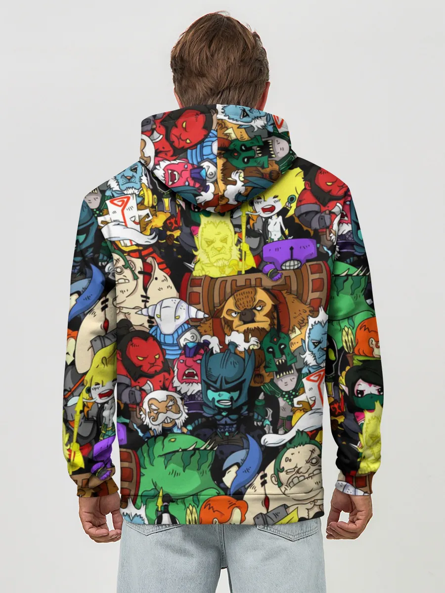 Худи мужской база хлопок / Дота 2