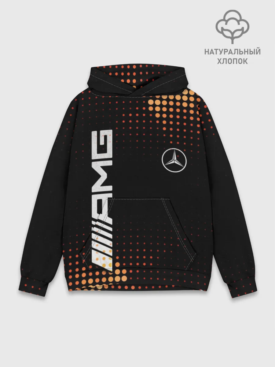 Худи мужской база хлопок / Mercedes