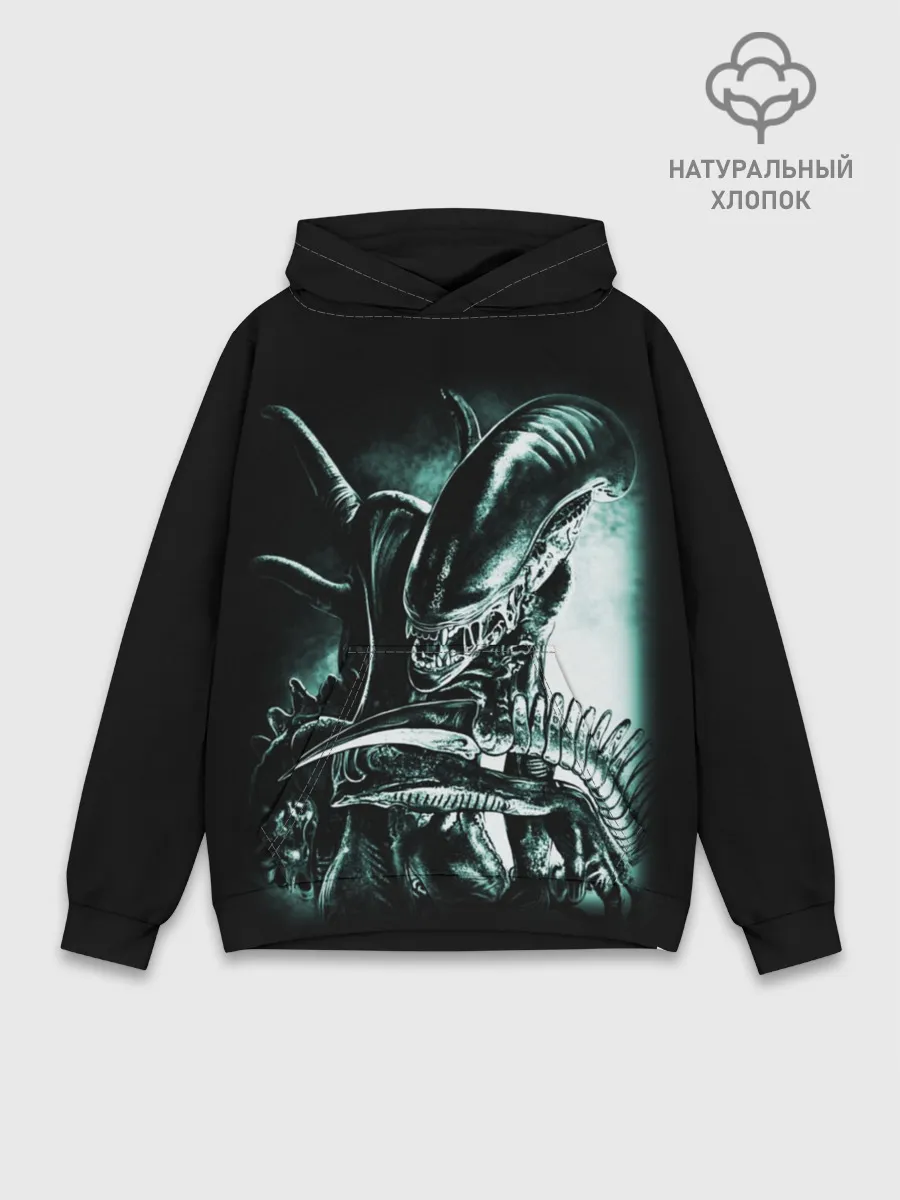 Худи мужской база хлопок / Чужой