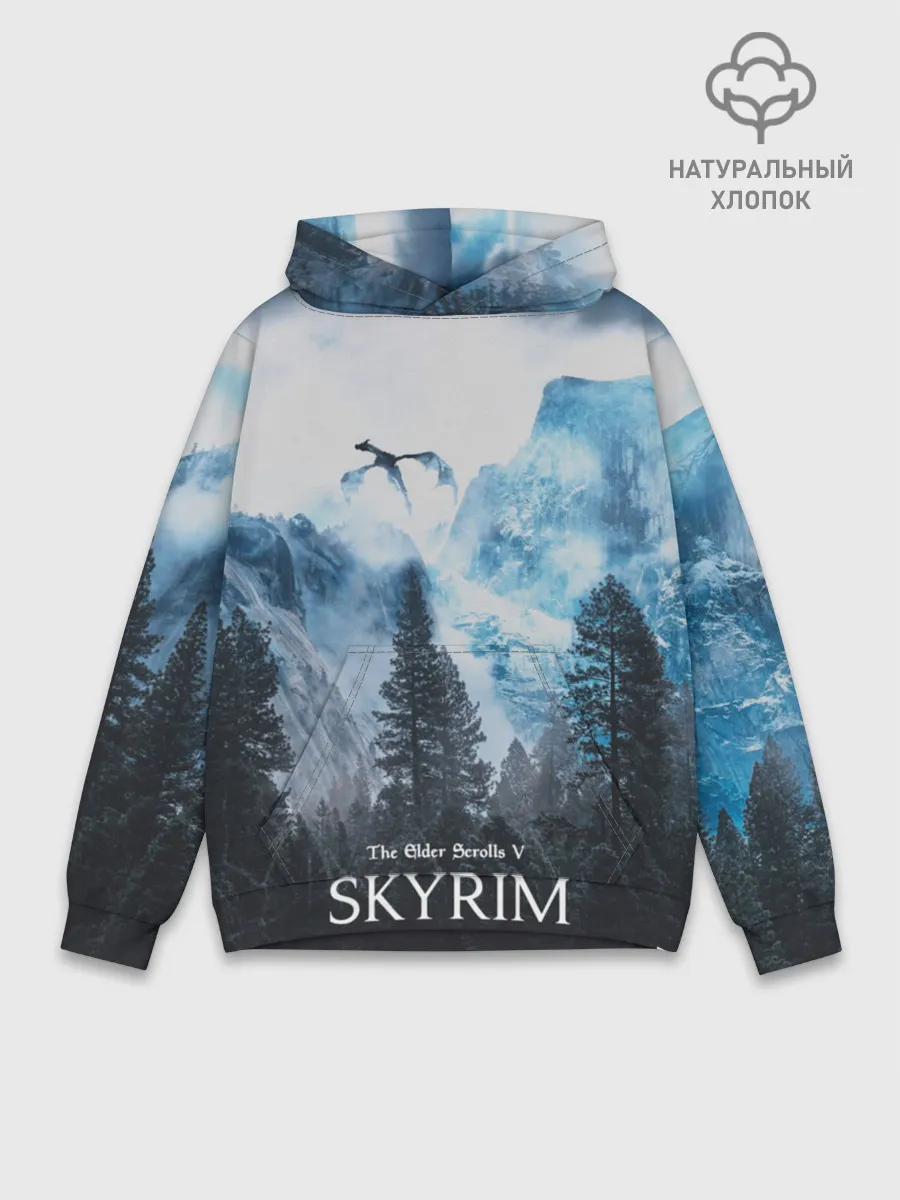 Худи мужской база хлопок / Skyrim