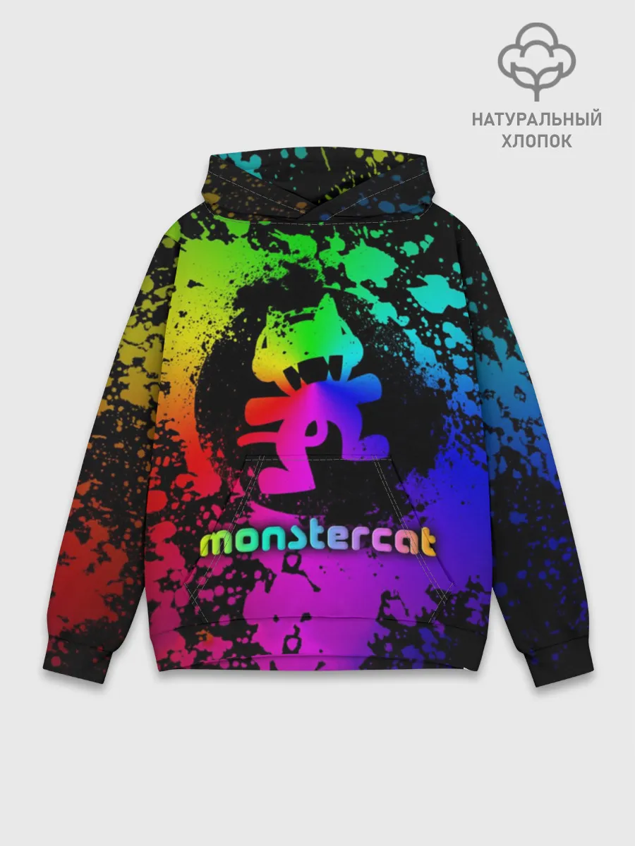 Худи мужской база хлопок / Monstercat