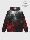 Худи мужской база хлопок / БРЫЗГИ КРАСОК GLITCH