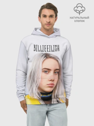 Худи мужской база хлопок / BillieEilish