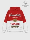 Худи мужской база хлопок / Банка с супом Кэмпбелл