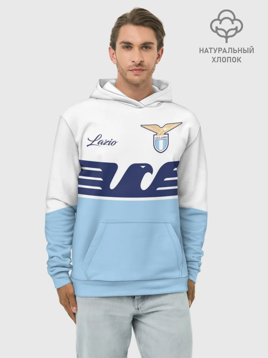 Худи мужской база хлопок / Лацио