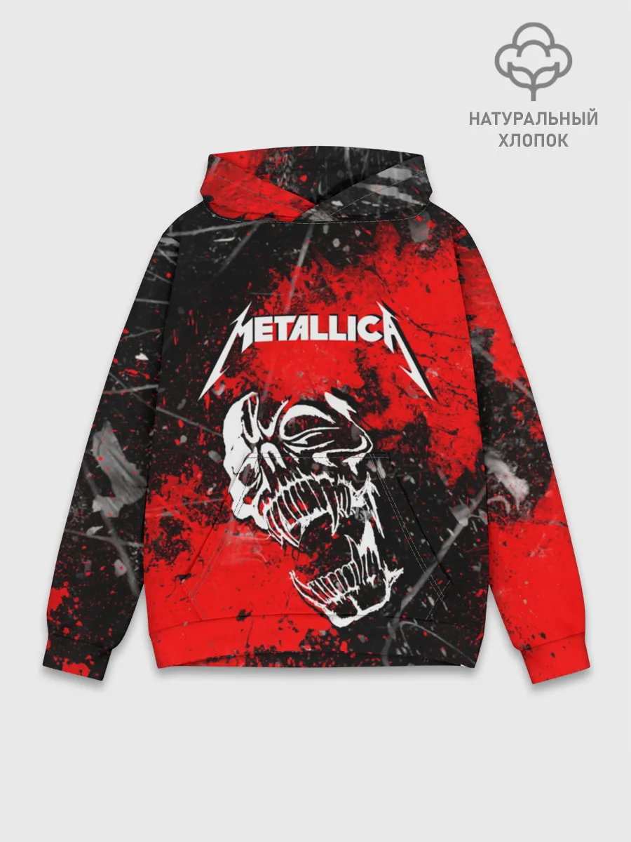 Худи мужской база хлопок / METALLICA