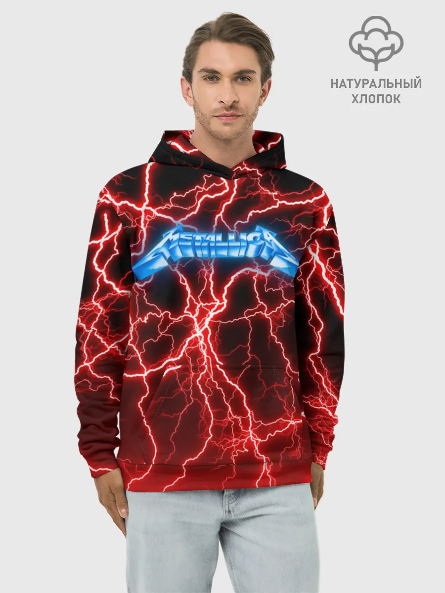Худи мужской база хлопок / METALLICA