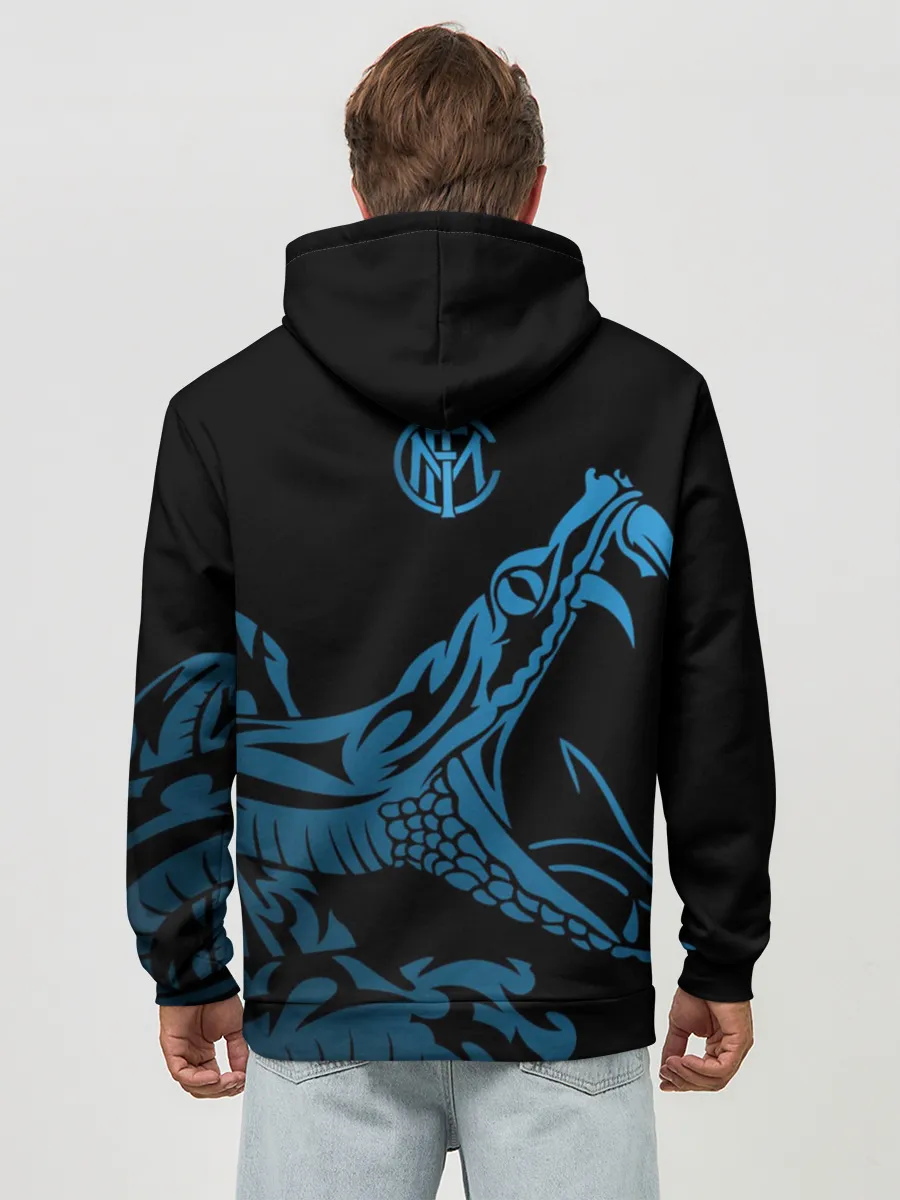 Худи мужской база хлопок / Интер Милан