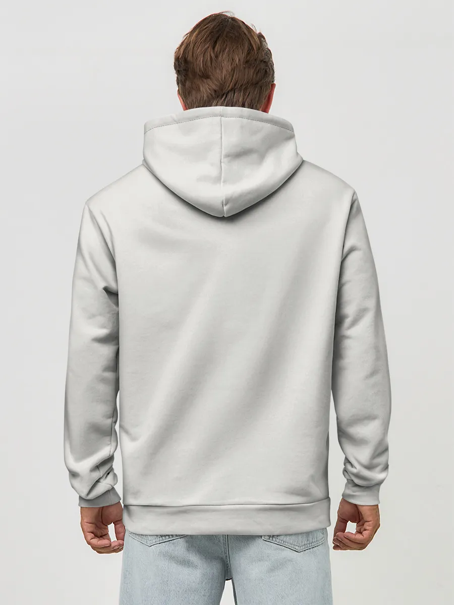 Худи мужской база хлопок / Life is a camble the king of p