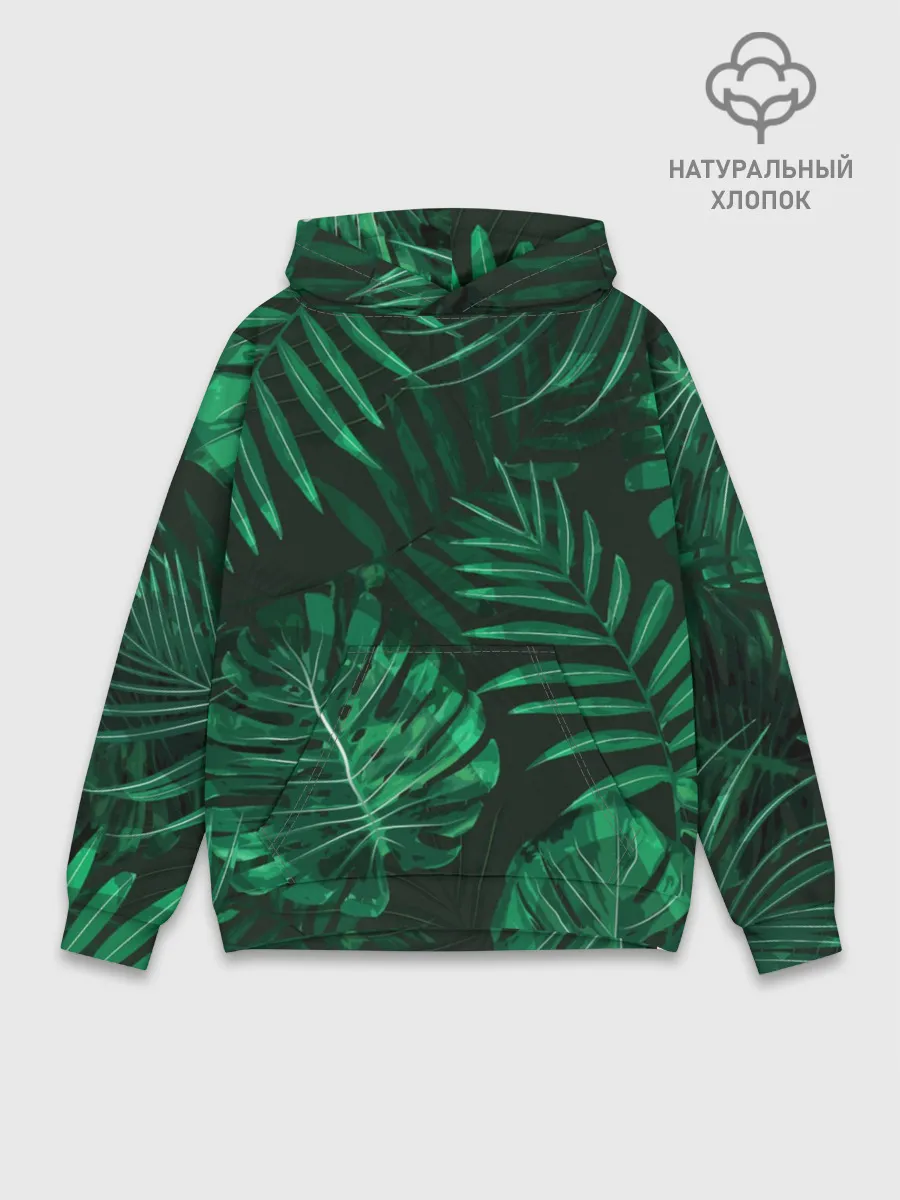 Худи мужской база хлопок / Джунгли