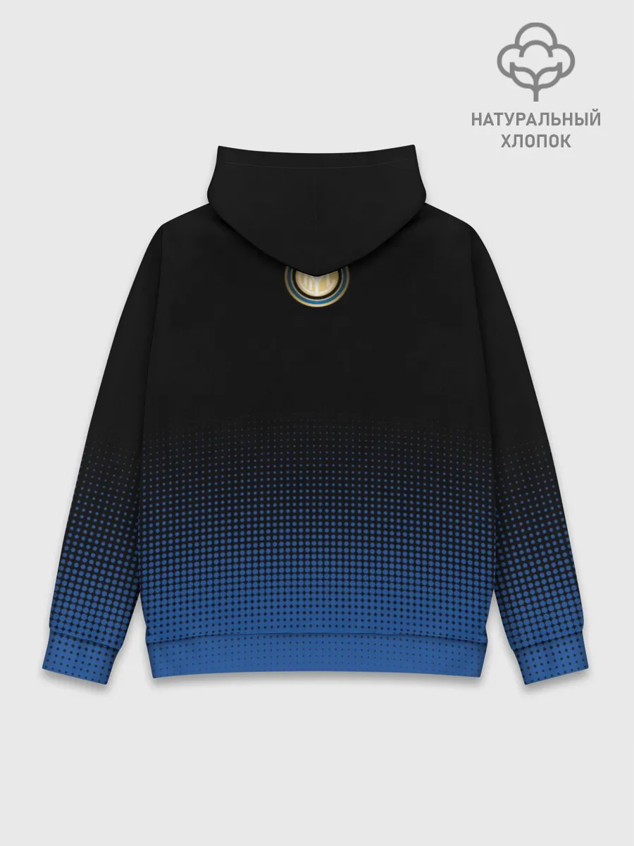 Худи мужской база хлопок / Интер Милан