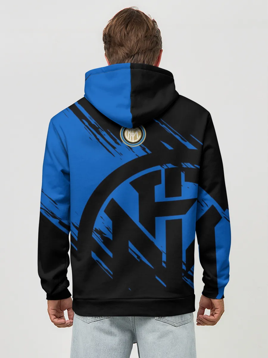 Худи мужской база хлопок / Интер Милан