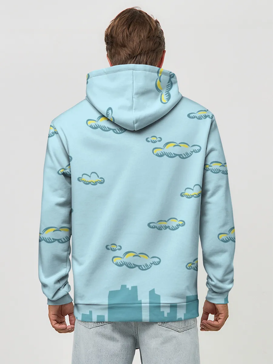 Худи мужской база хлопок / Путешествия