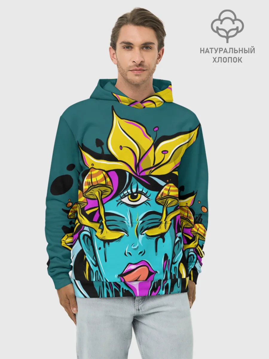 Худи мужской база хлопок / Девушка трип