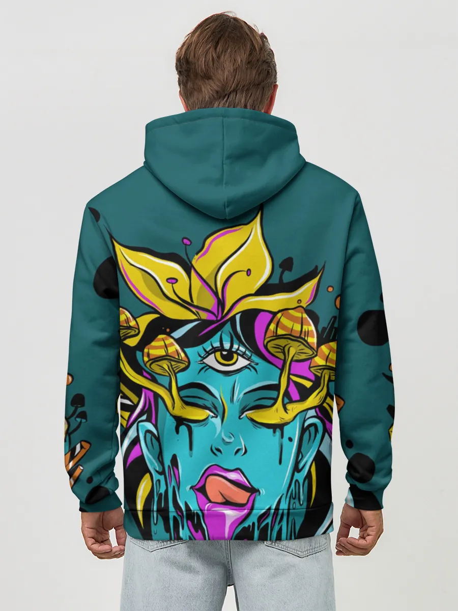 Худи мужской база хлопок / Девушка трип