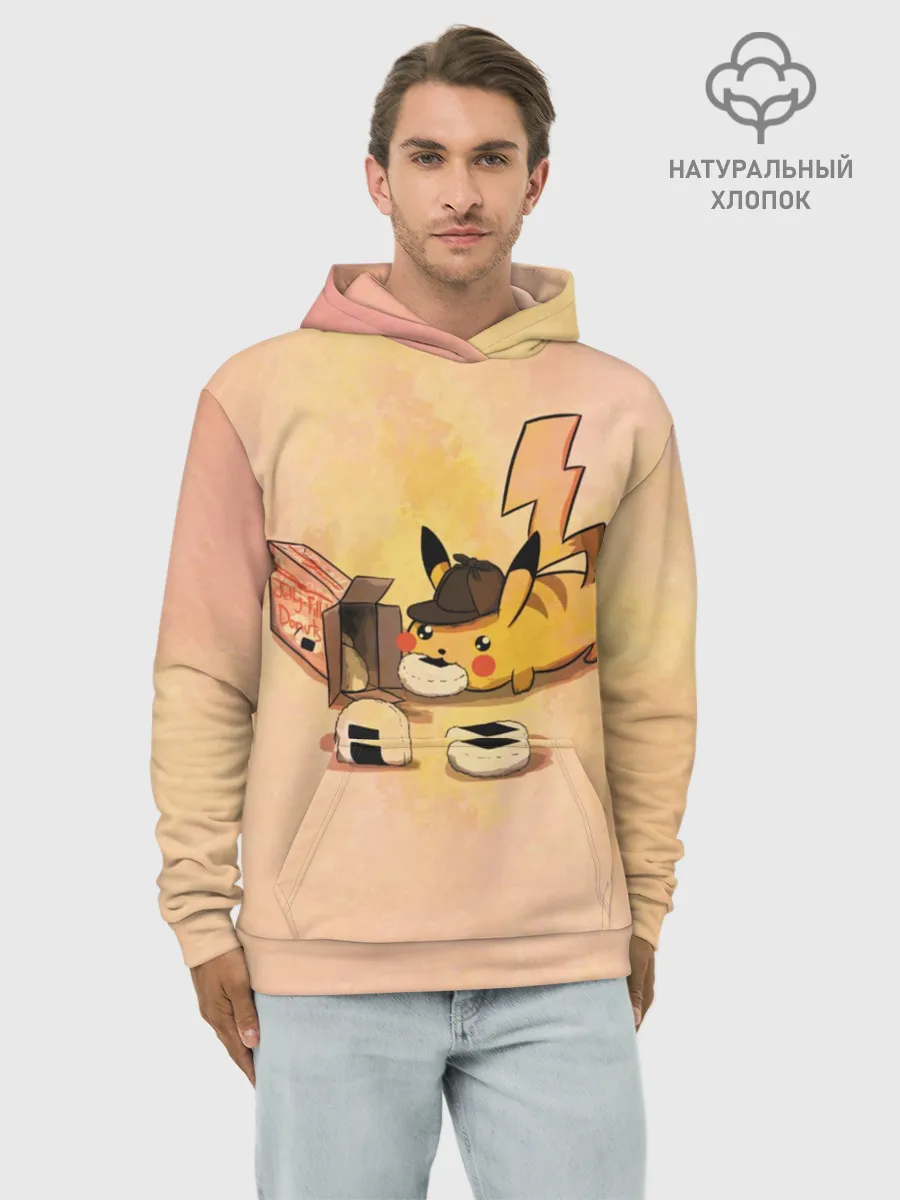 Худи мужской база хлопок / Детектив Пика