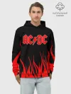 Худи мужской база хлопок / AC DC