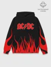 Худи мужской база хлопок / AC DC