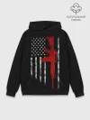 Худи мужской база хлопок / American Patriot