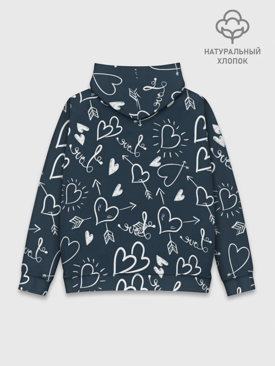 Худи мужской база хлопок / Любовь