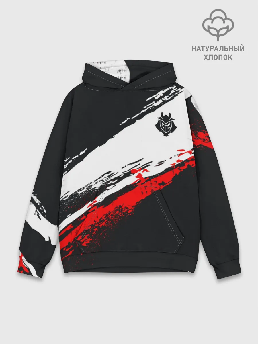 Худи мужской база хлопок / cs:go - G2 eSports