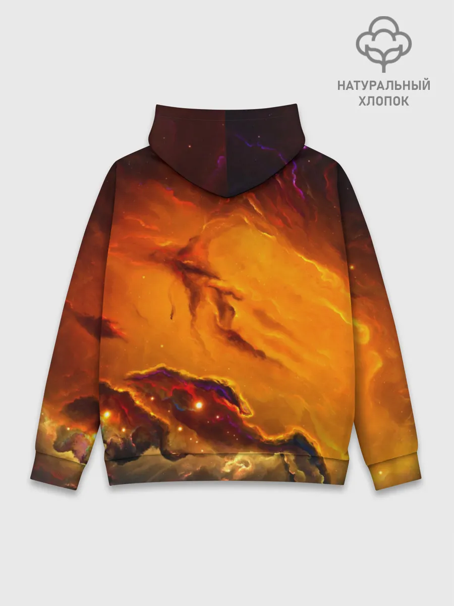Худи мужской база хлопок / Космос