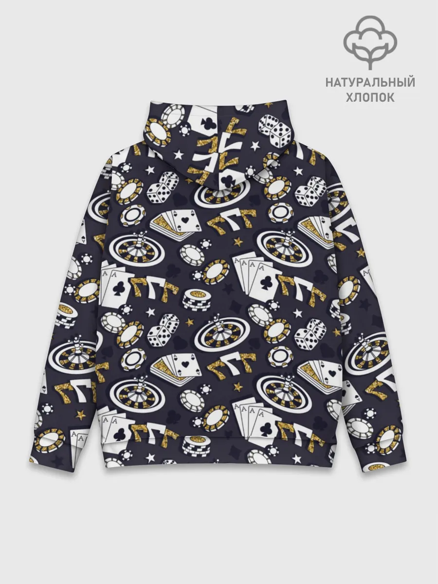 Худи мужской база хлопок / Казино