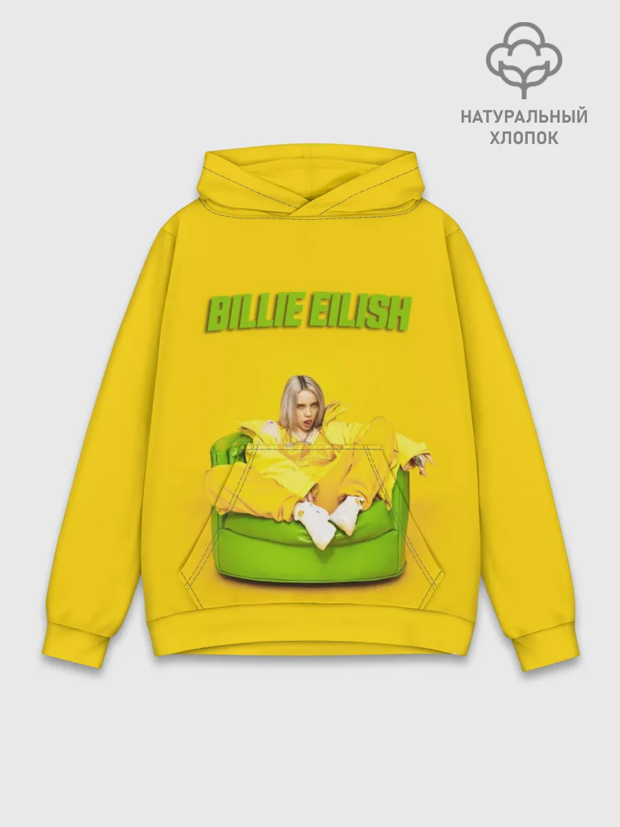 Худи мужской база хлопок / Billie Eilish