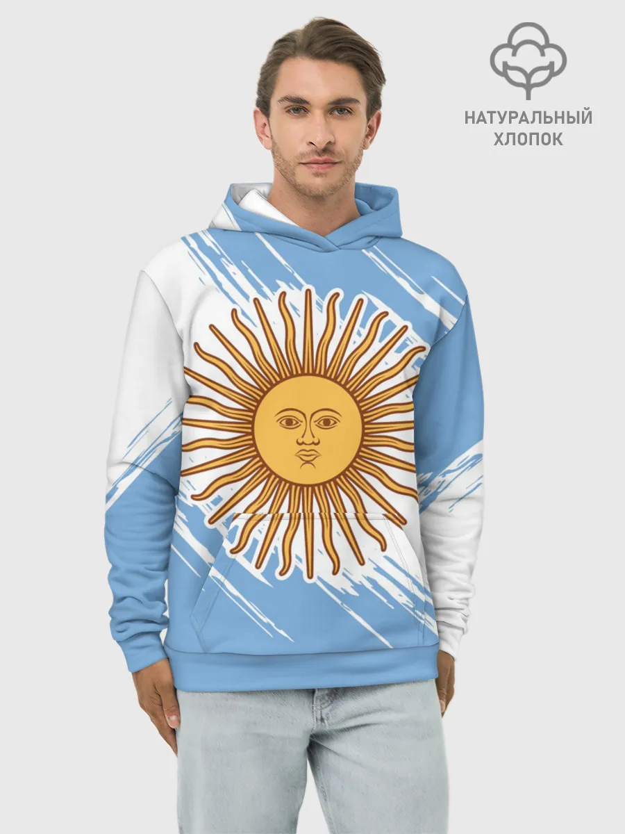 Худи мужской база хлопок / Аргентина