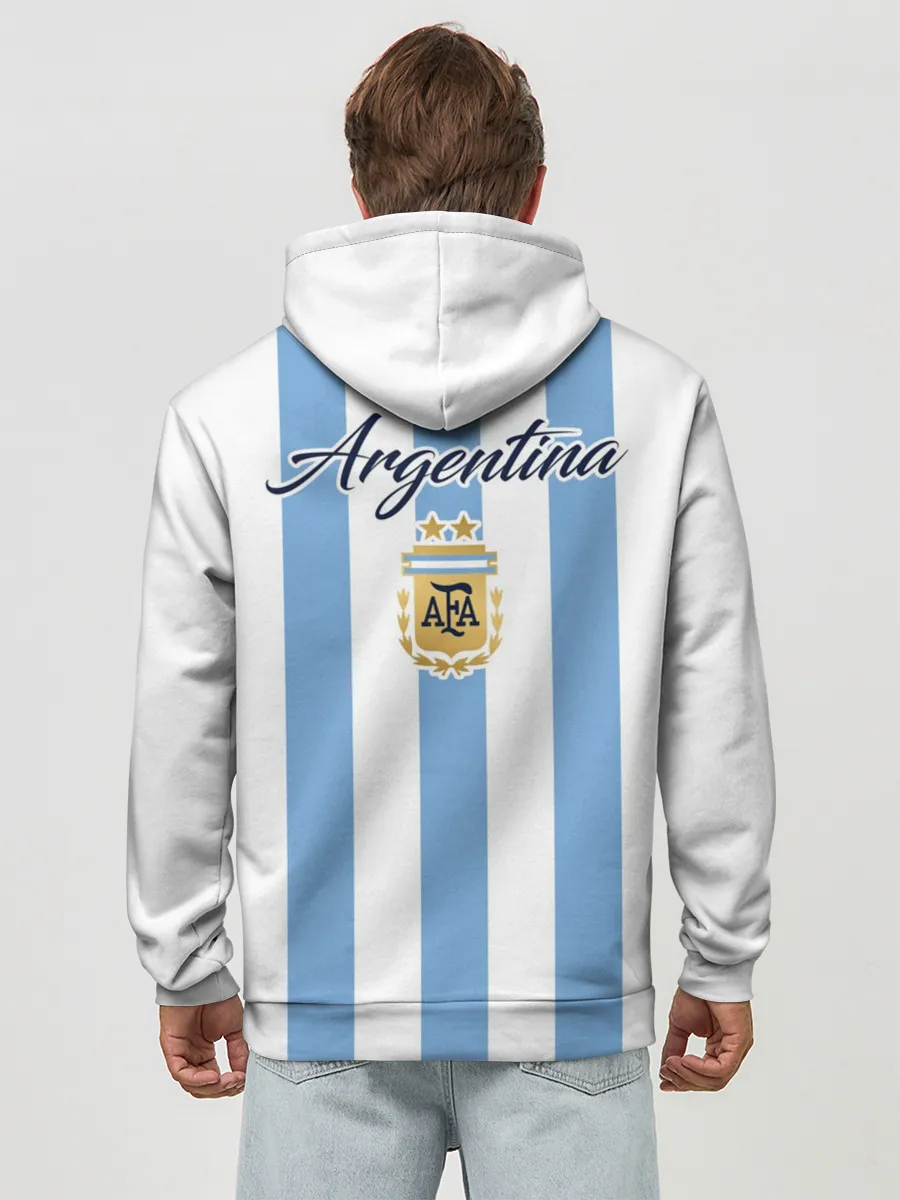 Худи мужской база хлопок / Сборная Аргентины