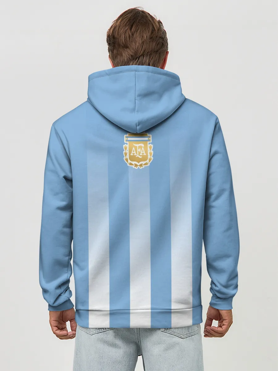 Худи мужской база хлопок / Сборная Аргентины