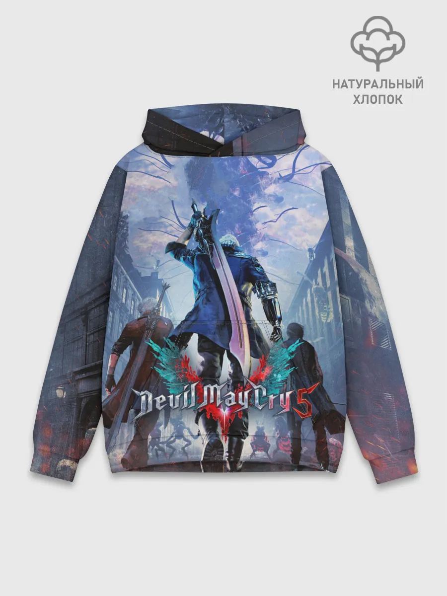 Худи мужской база хлопок / Devil May Cry 5