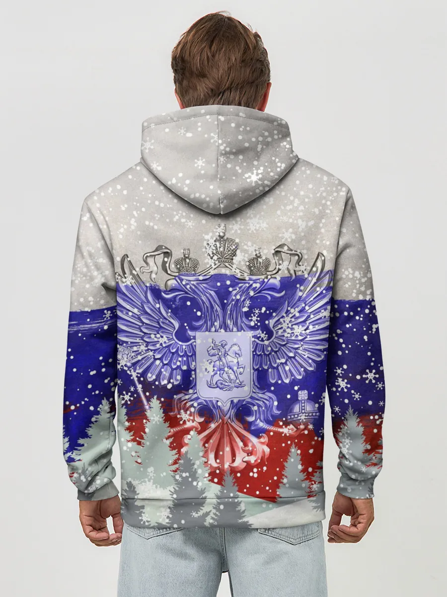 Худи мужской база хлопок / Сборная России