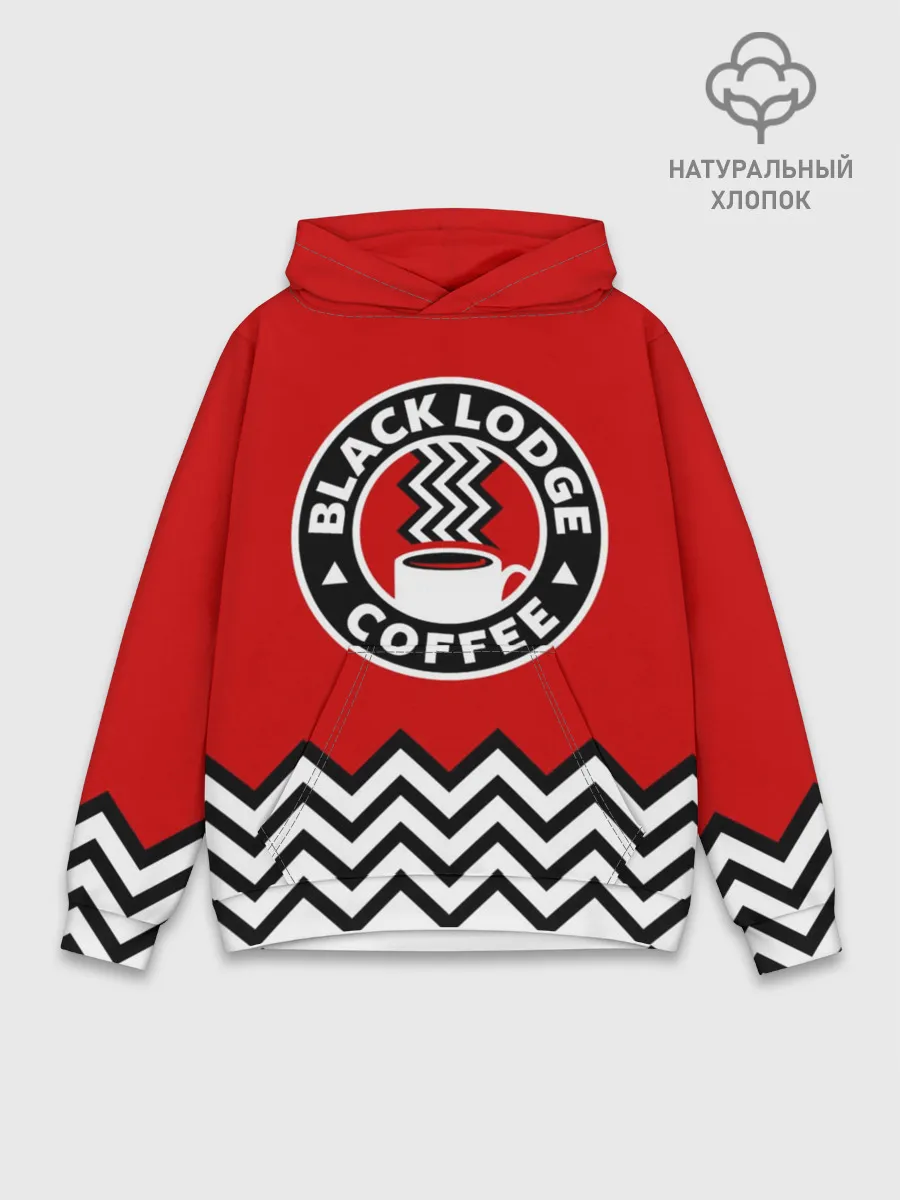 Худи мужской база хлопок / Твин Пикс