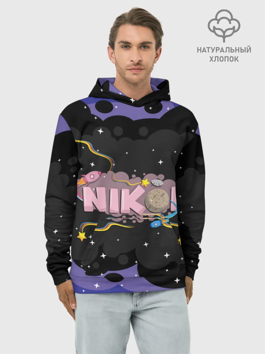 Худи мужской база хлопок / Nikol space