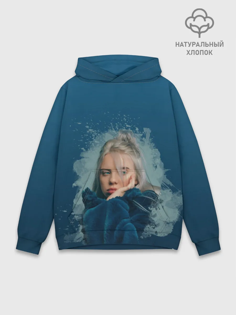Худи мужской база хлопок / Billie Eilish