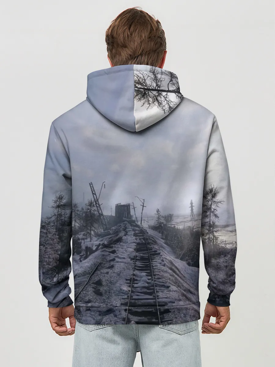 Худи мужской база хлопок / Metro Exodus