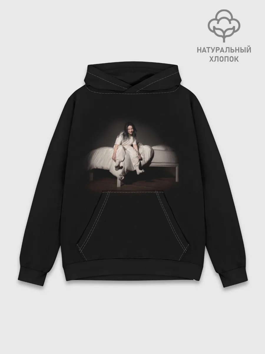 Худи мужской база хлопок / Billie Eilish