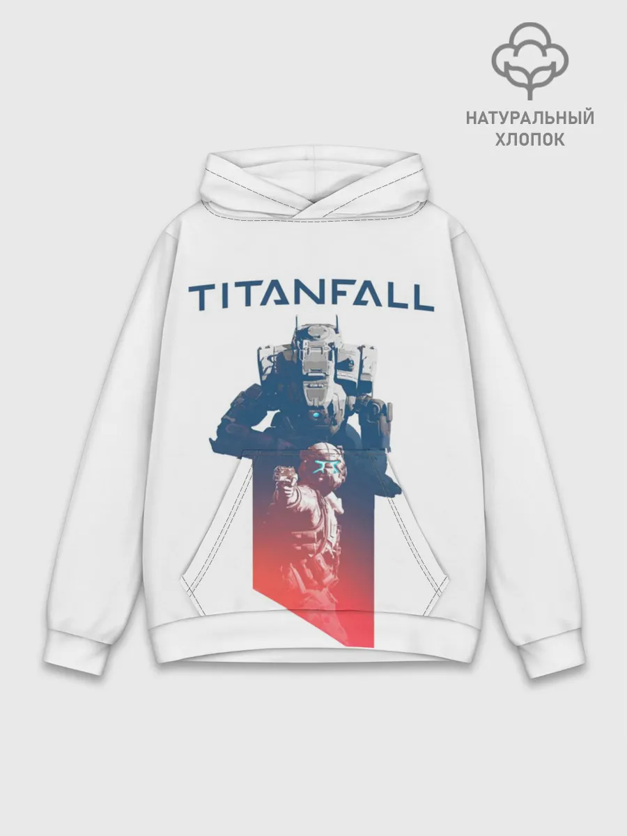 Худи мужской база хлопок / Titanfall