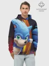 Худи мужской база хлопок / Sonic